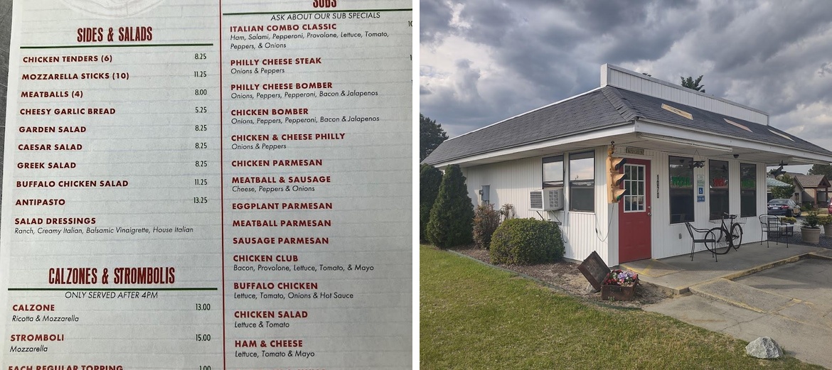 Seven Lakes Pizza Kitchen Menu
