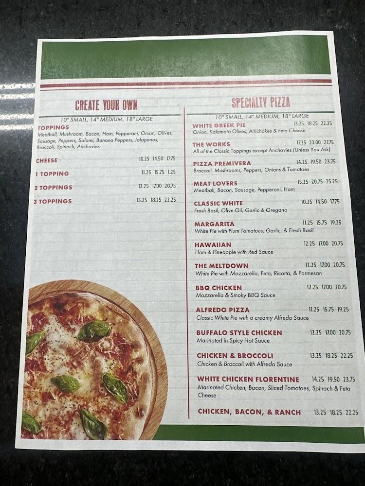 Seven Lakes Pizza Kitchen Menu image 1